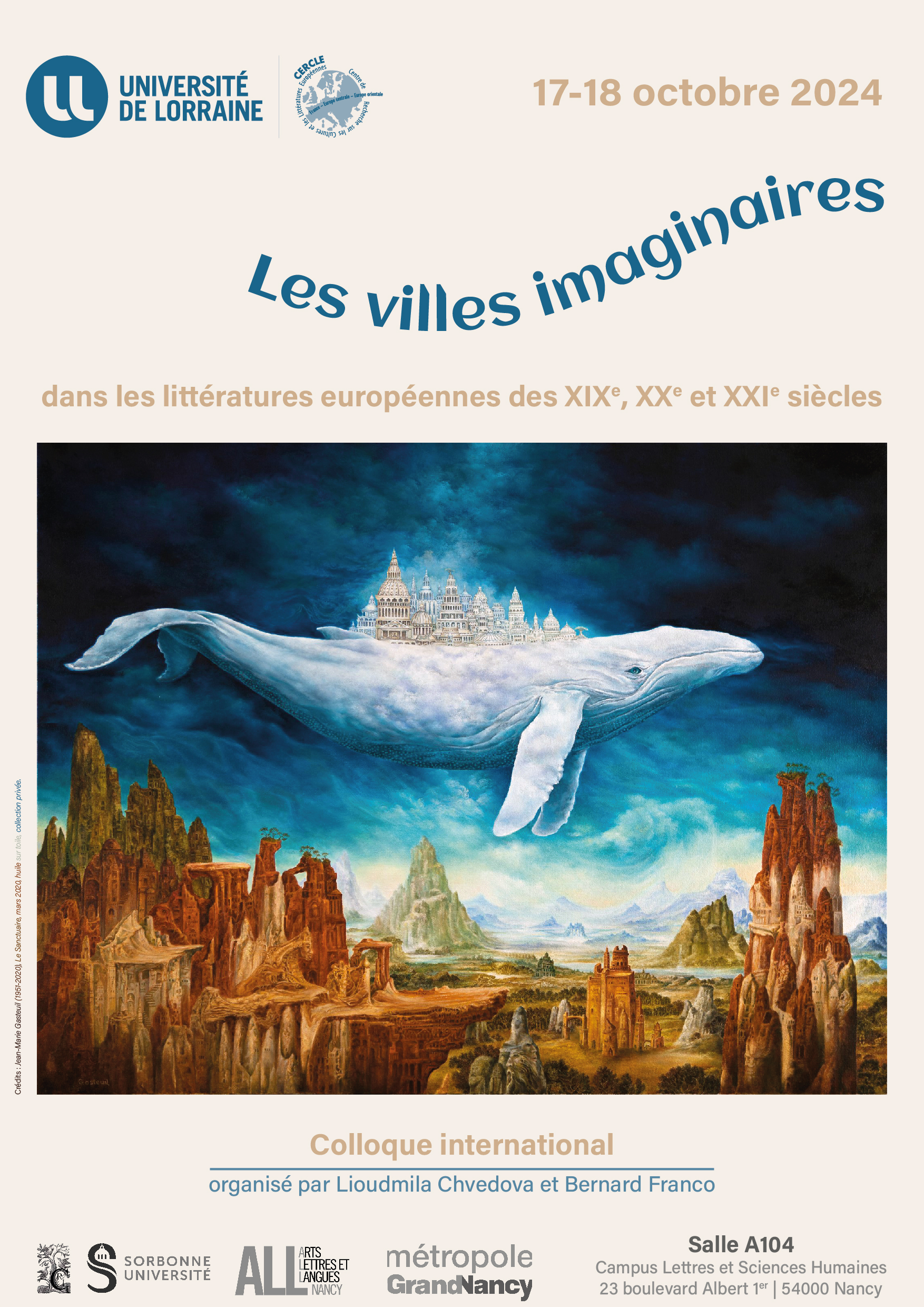 colloque international : les villes imaginaires