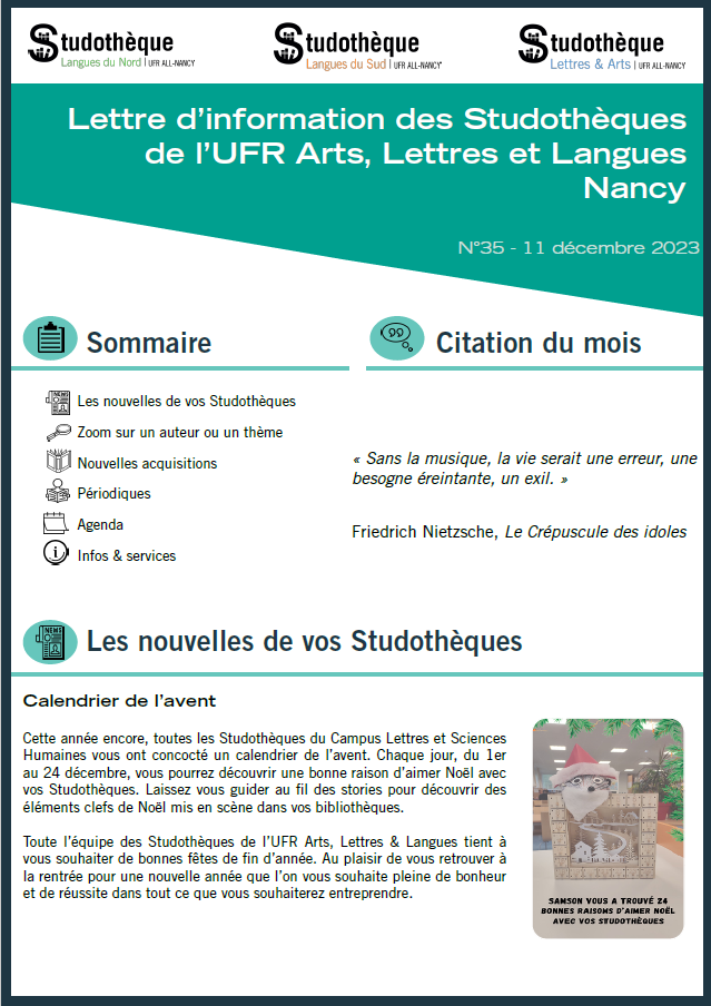 Lettre d'information n°35