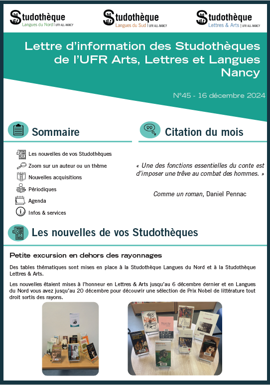 Lettre d'information ALL n°45