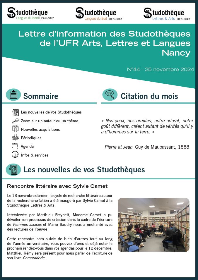 Lettre d'information n°44
