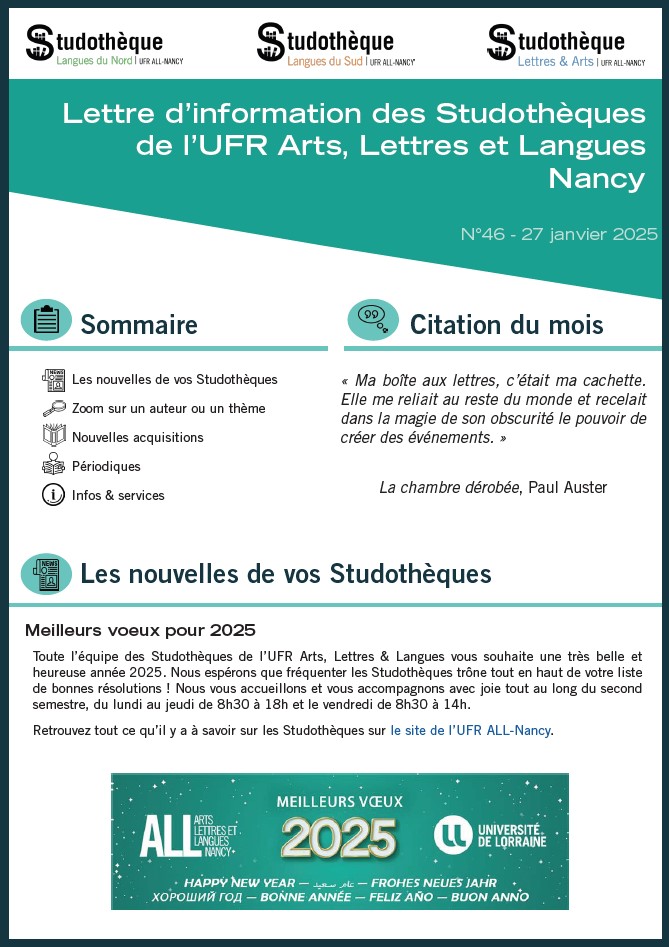 Lettre d'information n°46