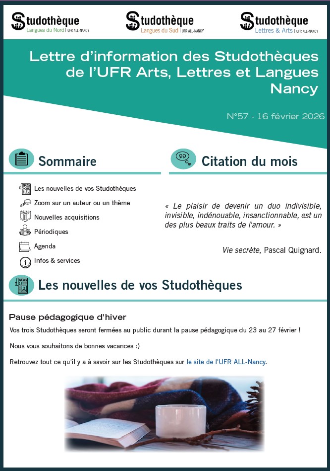 Lettre d'information n°57
