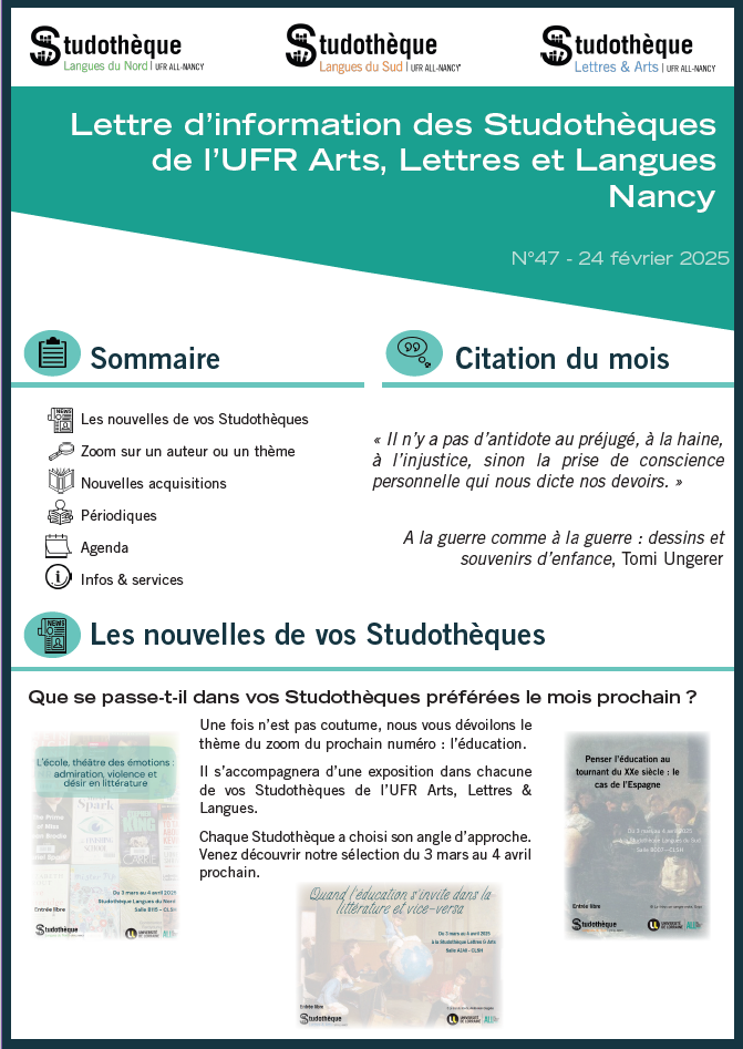 Lettre d'information n°47