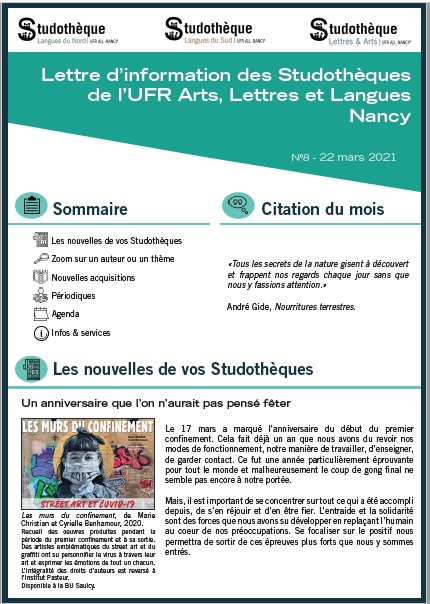 Lettre d'information n°7