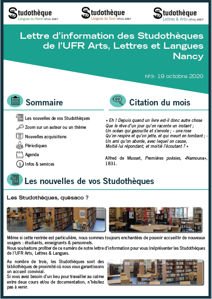 Lettre d'information n°2