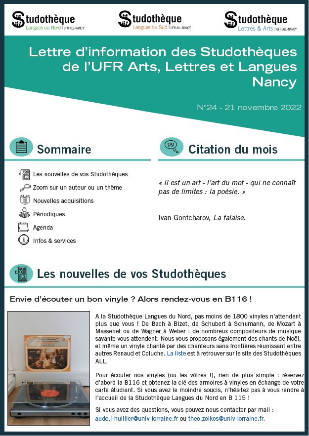 Lettre d'information n°24