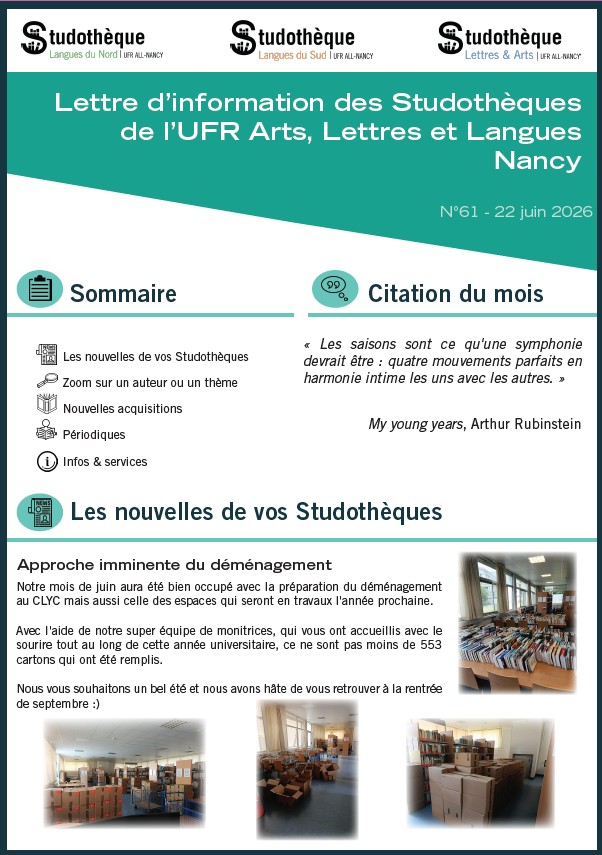 Lettre d'information ALL n°61